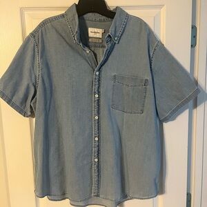 Casual Corner Blue Denim Men's Shirt